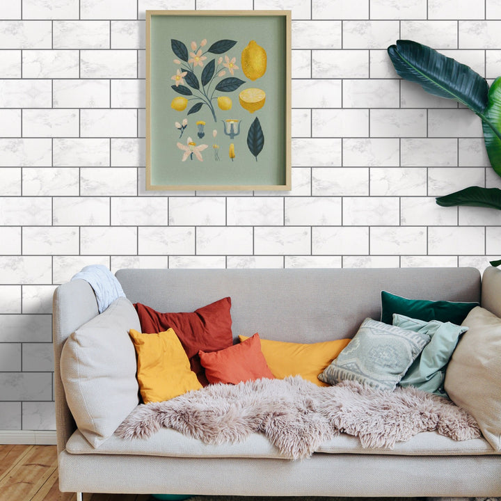 peel and stick backsplash for living room