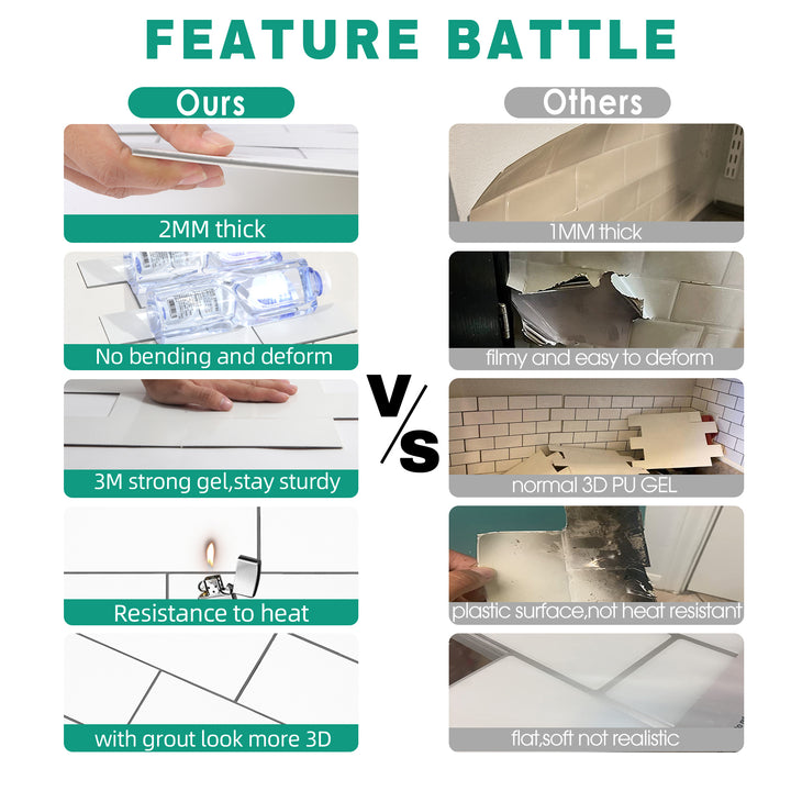 peel and stick subway tile feature battle