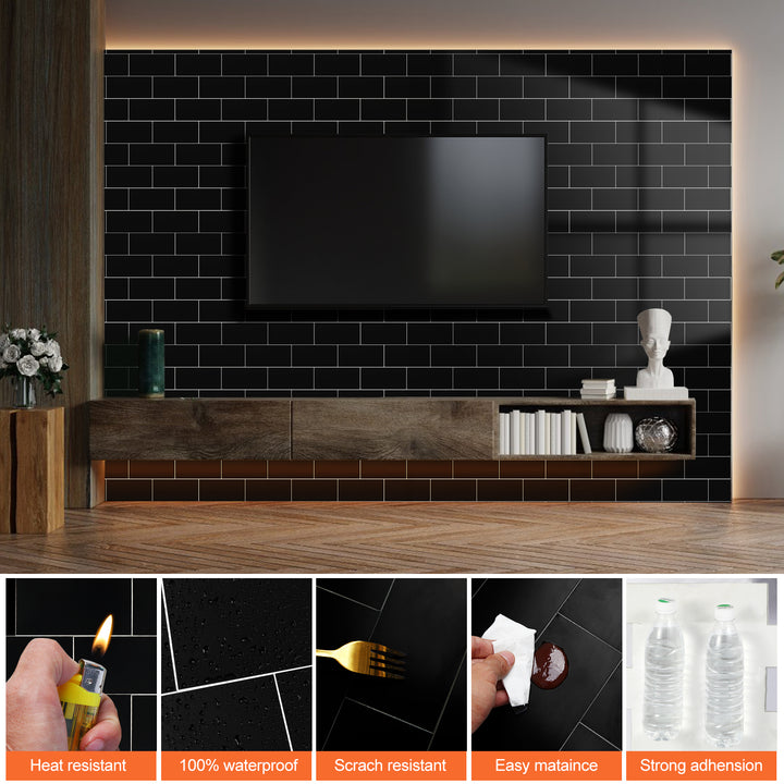 The appearance of the livingroom post-installation