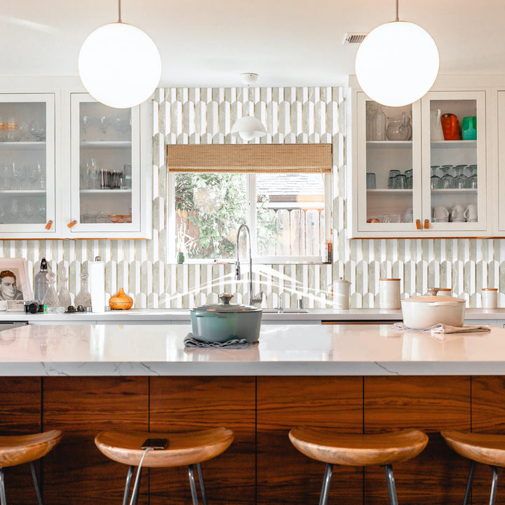 peel and stick fish scale tile for kitchen