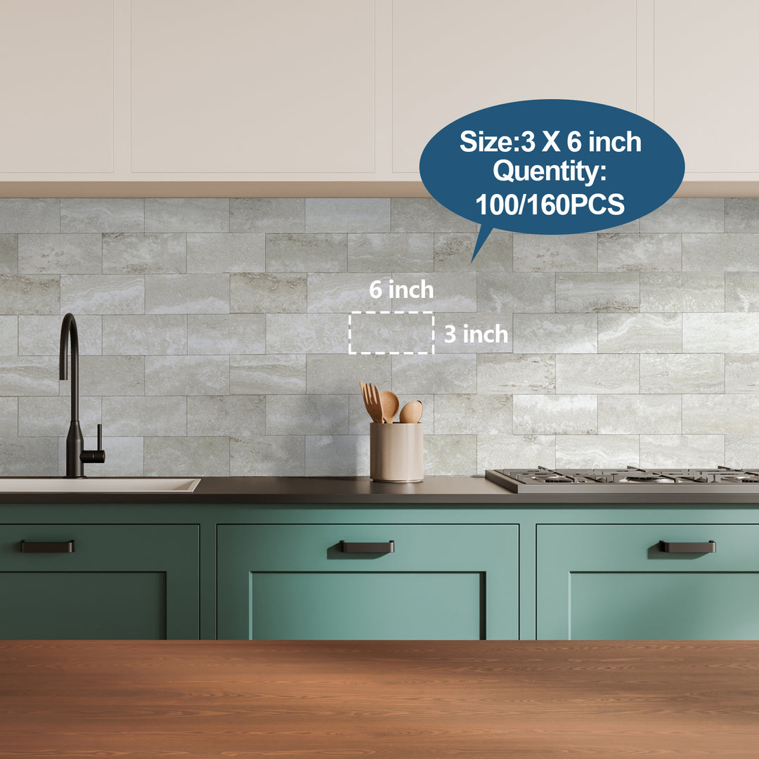 Dimensions guide for peel and stick tiles