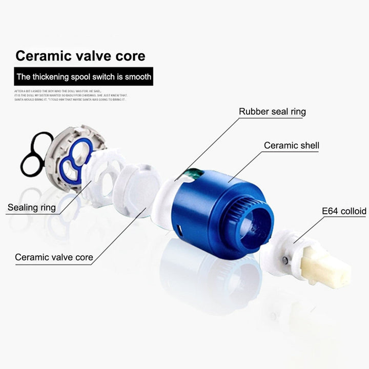 Kitchen Sink Faucet with Pull Down Sprayer