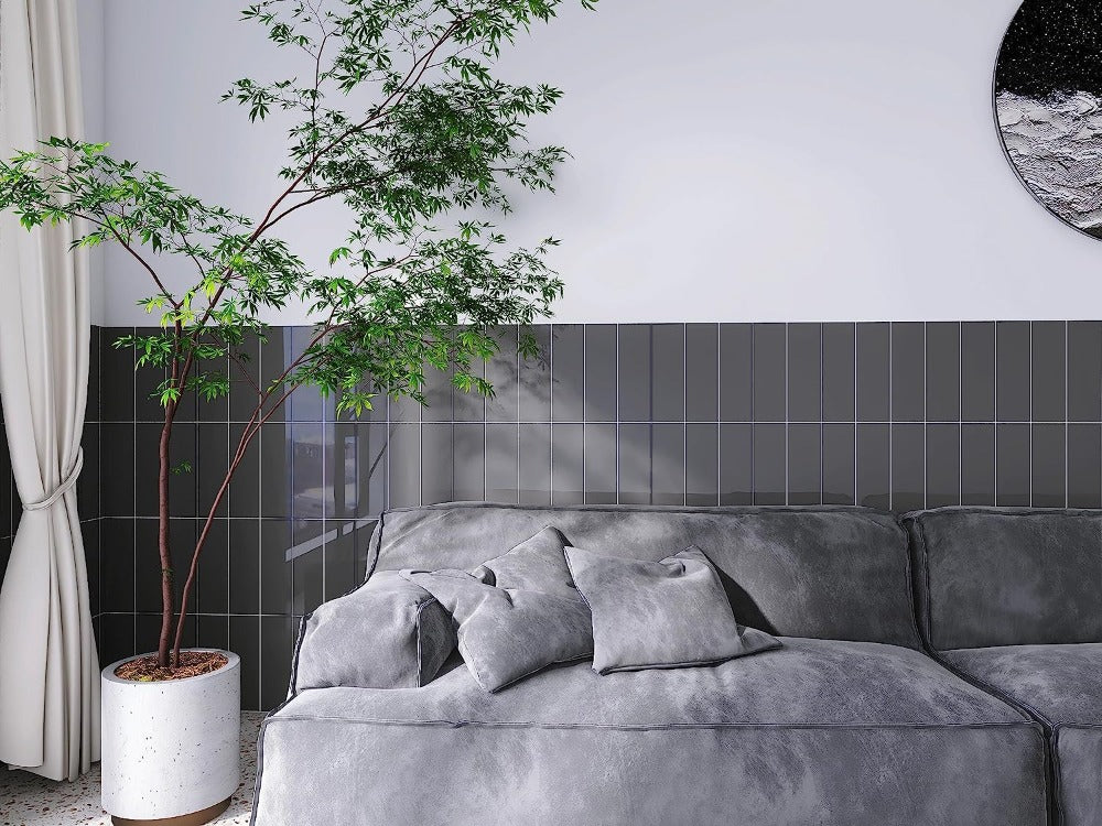 Subway Solid Color Backsplash Tiles For Living Room