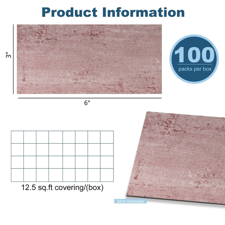 Peel and Stick Backsplash Size