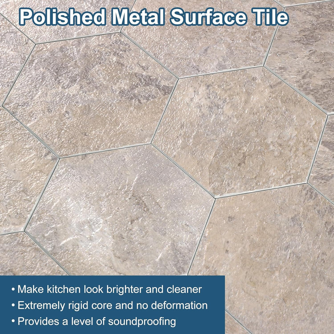 Polished Metal Surface Tile