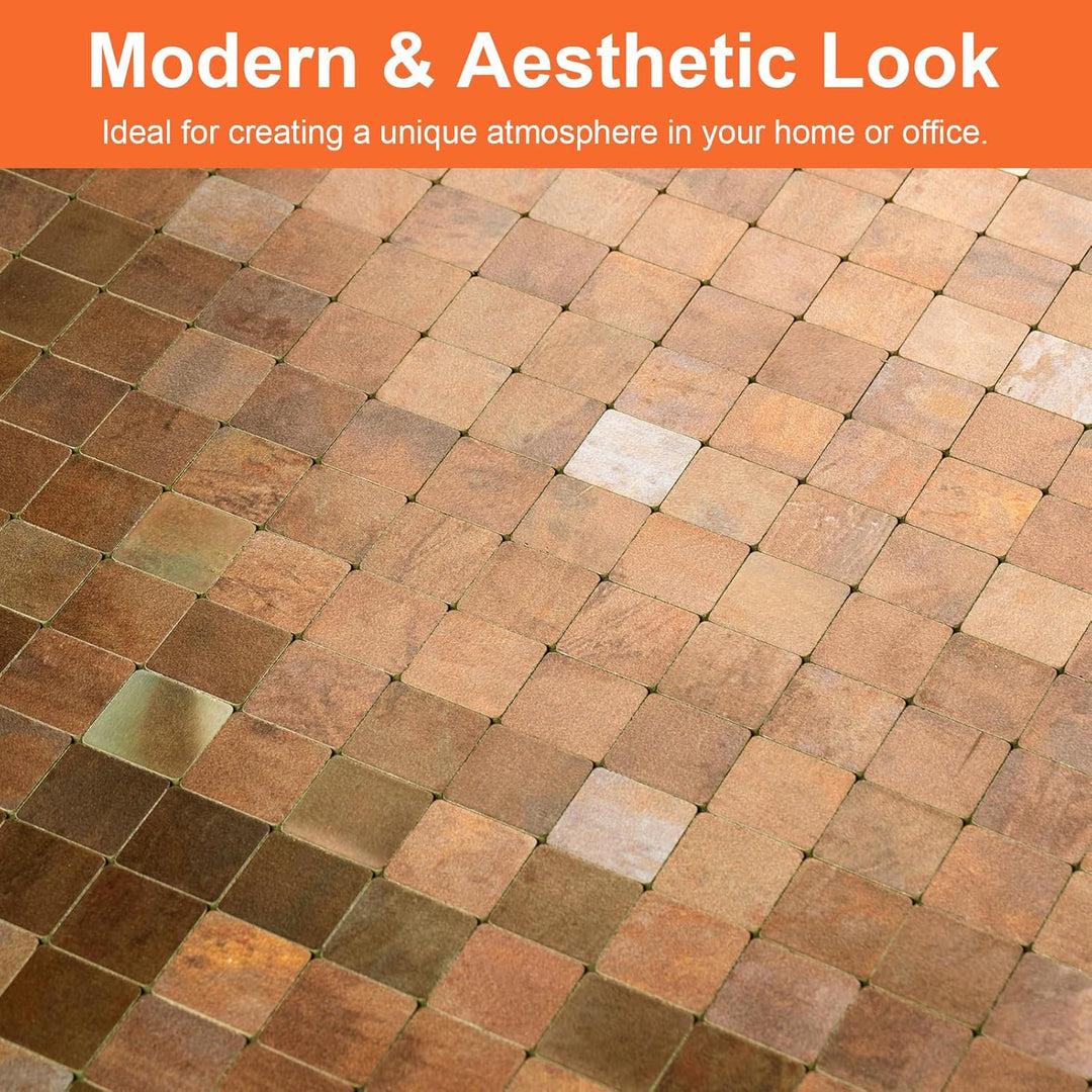 copper backsplash tile