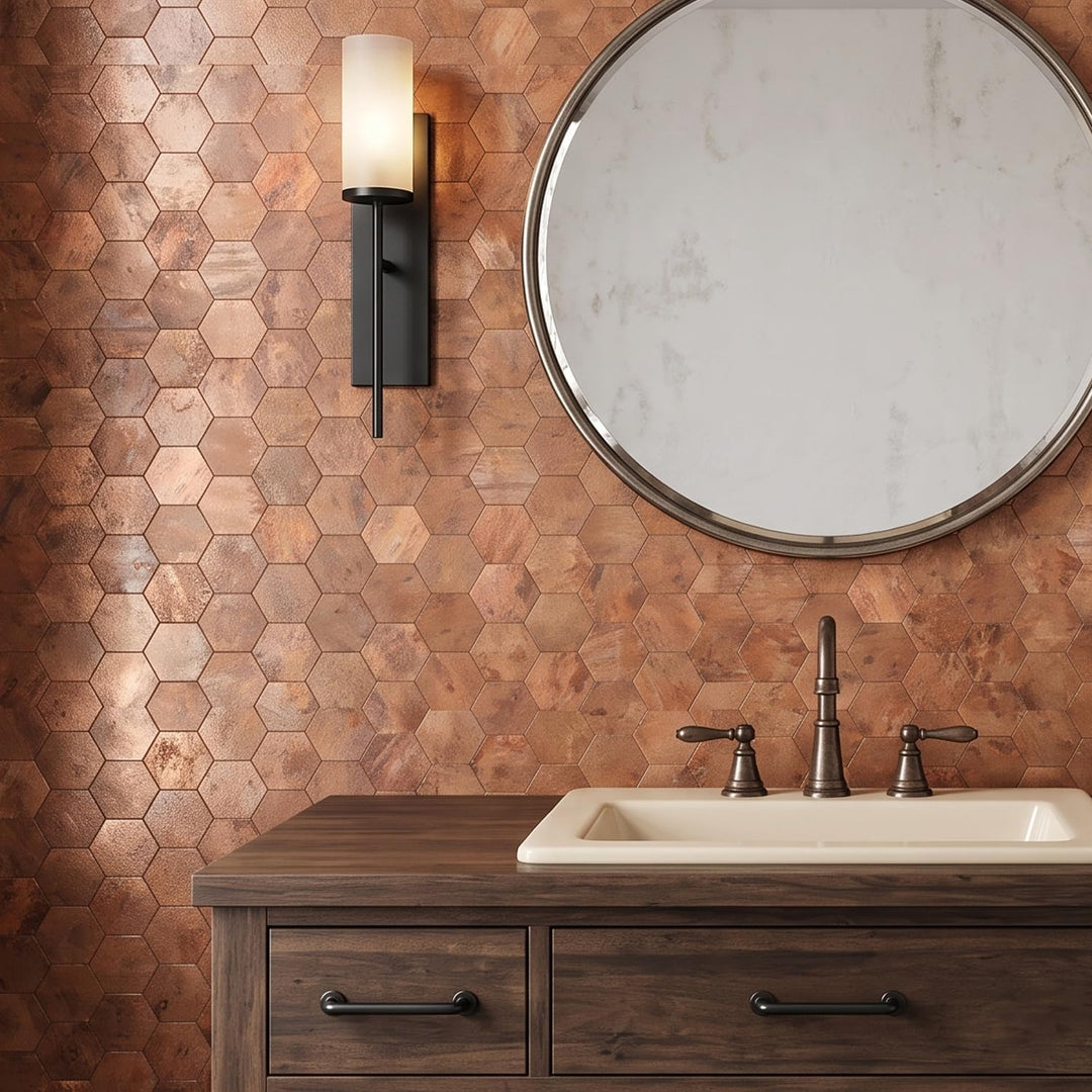 peel and stick tile for bathroom
