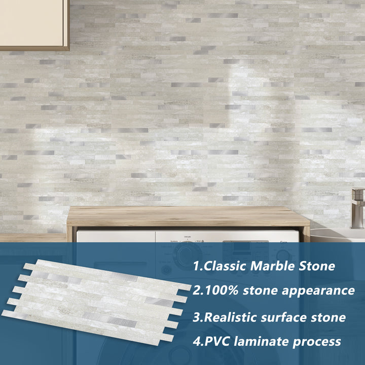 linear blend tile stick on laundry room