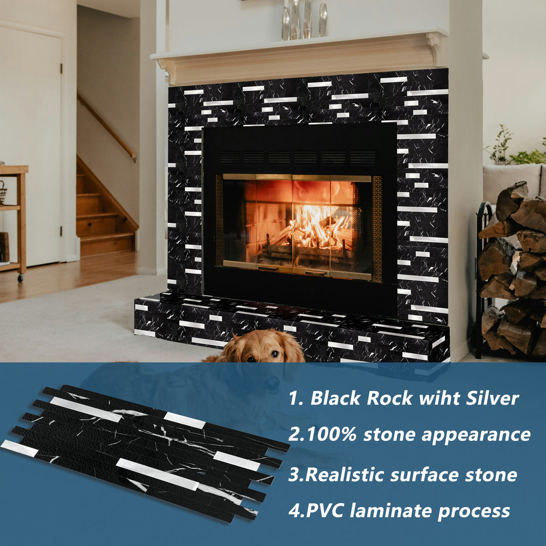 peel and stick fireplace tiles