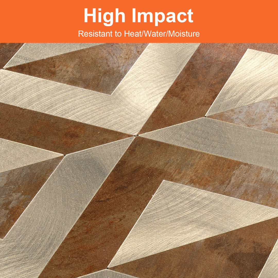 peel and stick metallic tiles