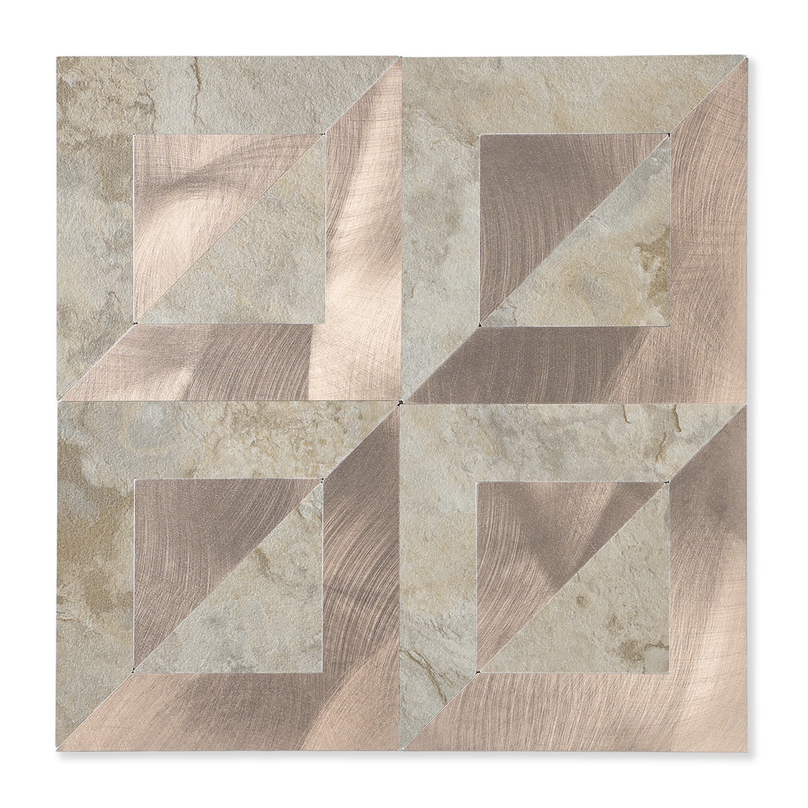 Beige Marble Rose Gold Tile