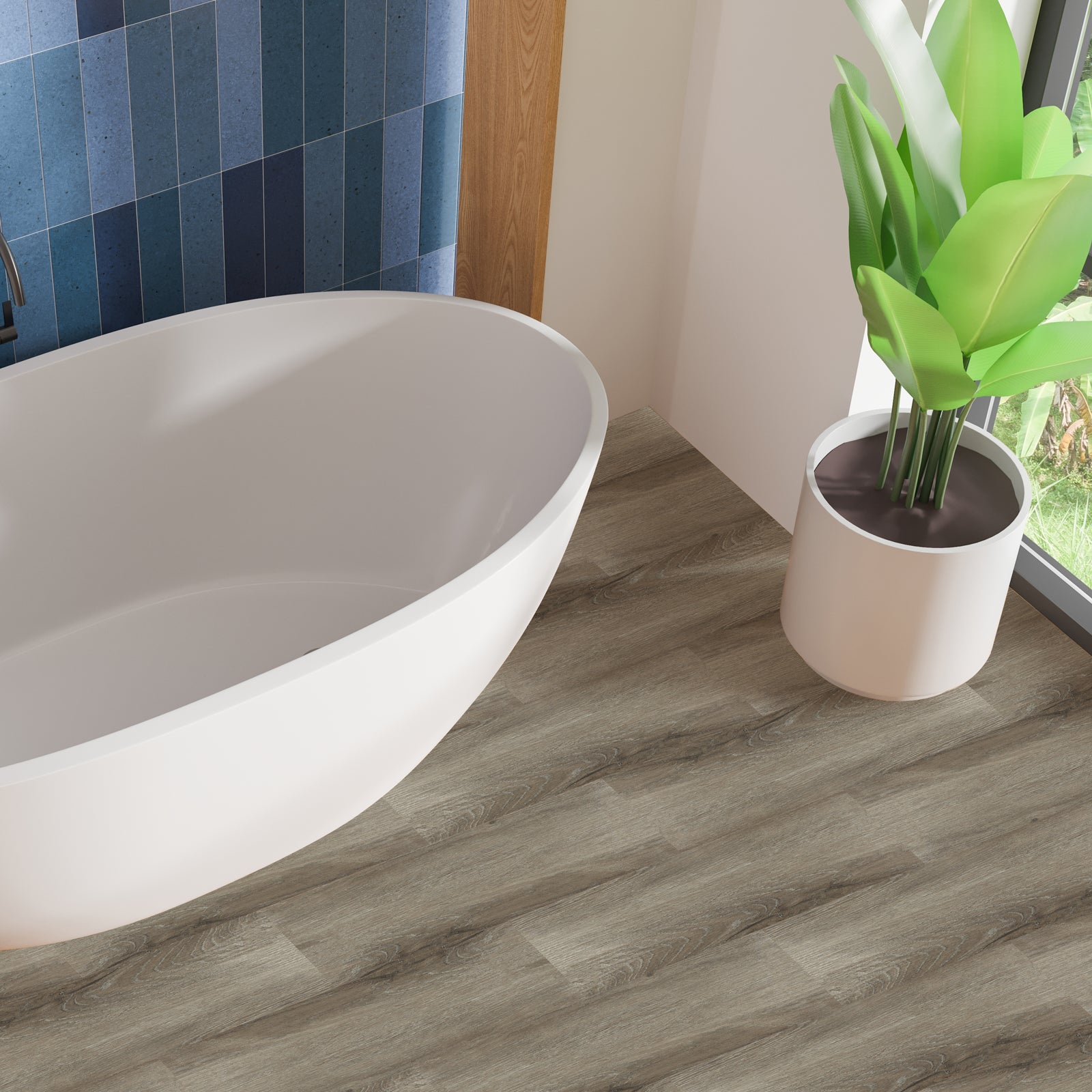 Sophisticated look in the bathroom