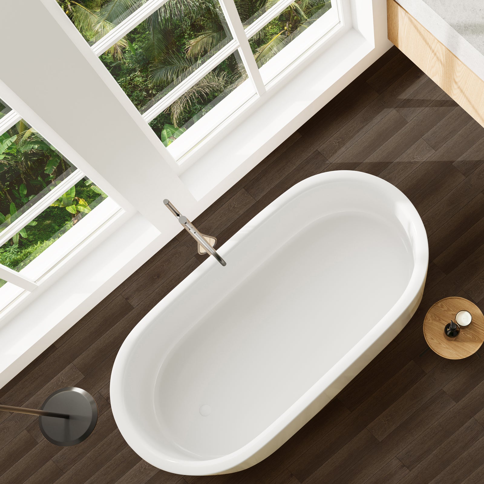 The influence of the application in the bathroom