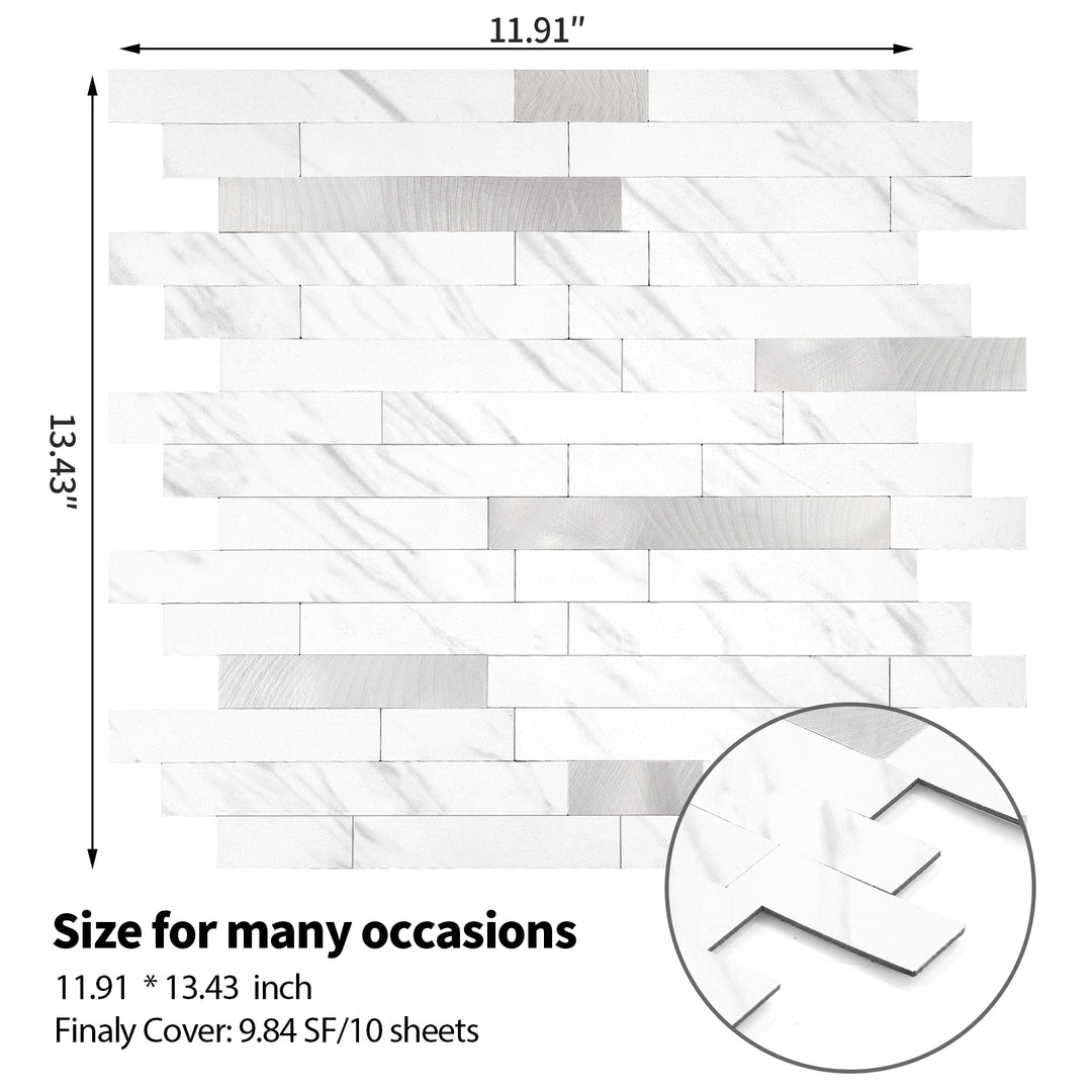 backsplash tile size