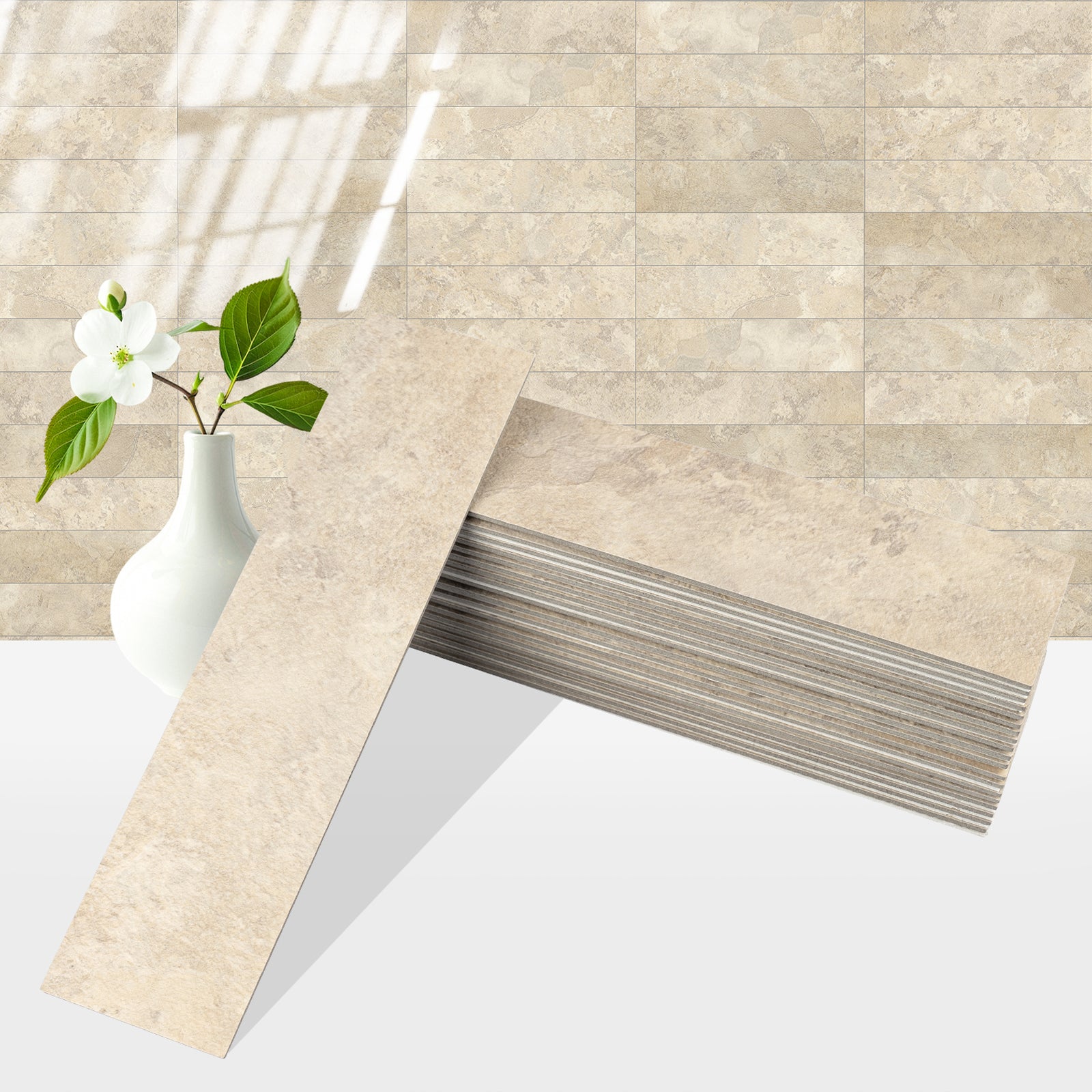 peel and stick brick tile