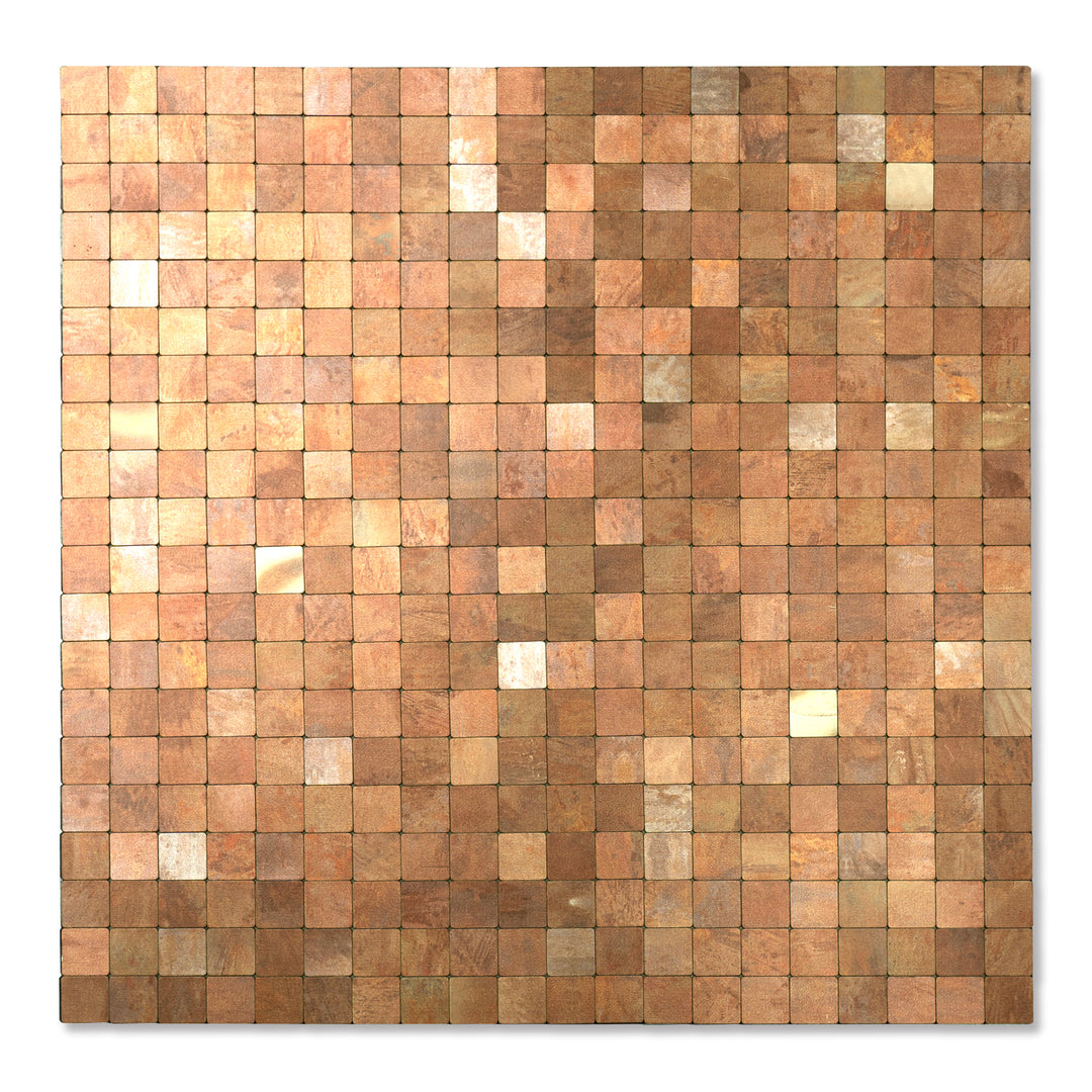 copper mosaic tile