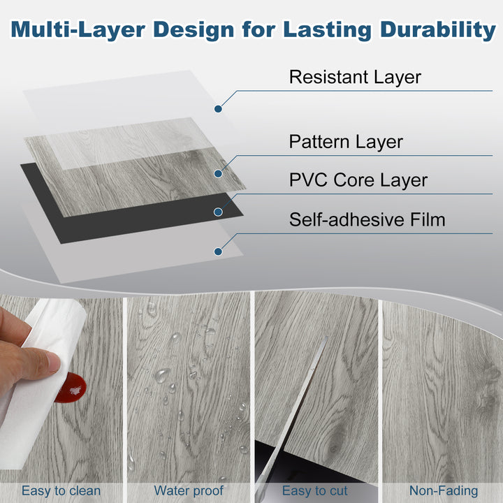 4muti layer design floor tiles