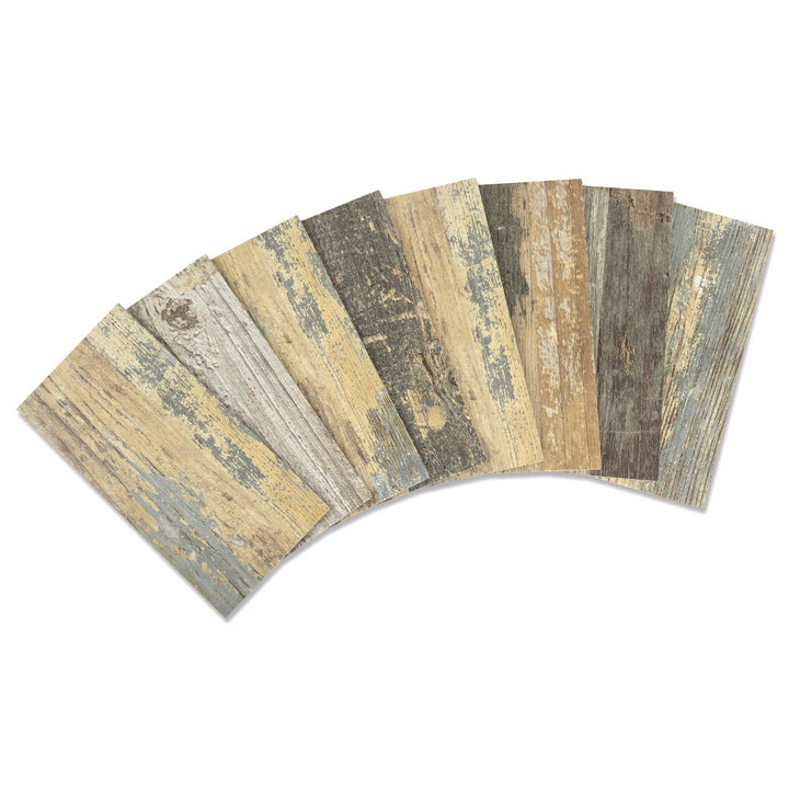 Retro rustic backsplash tile