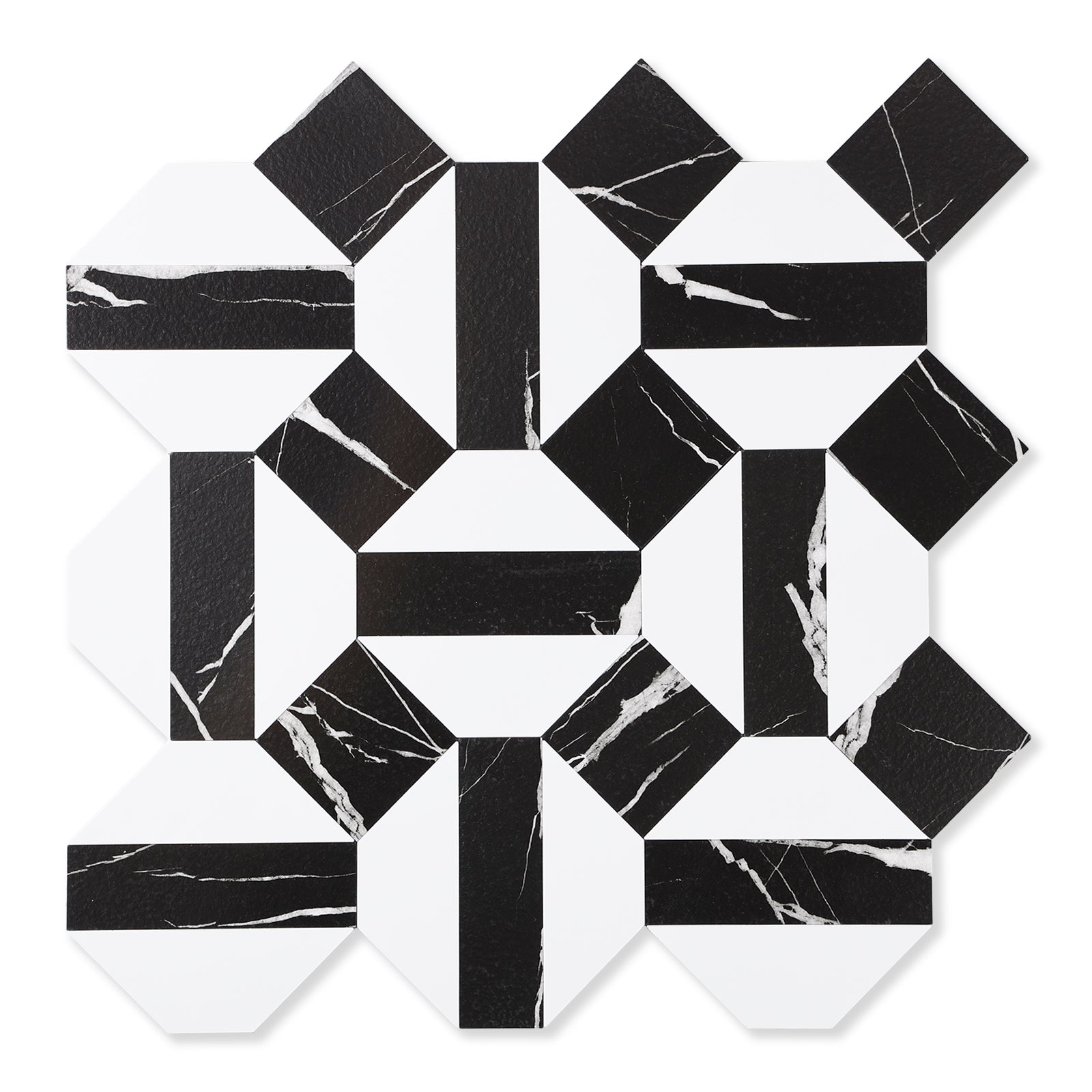 Black Marquina White Marble Tiles