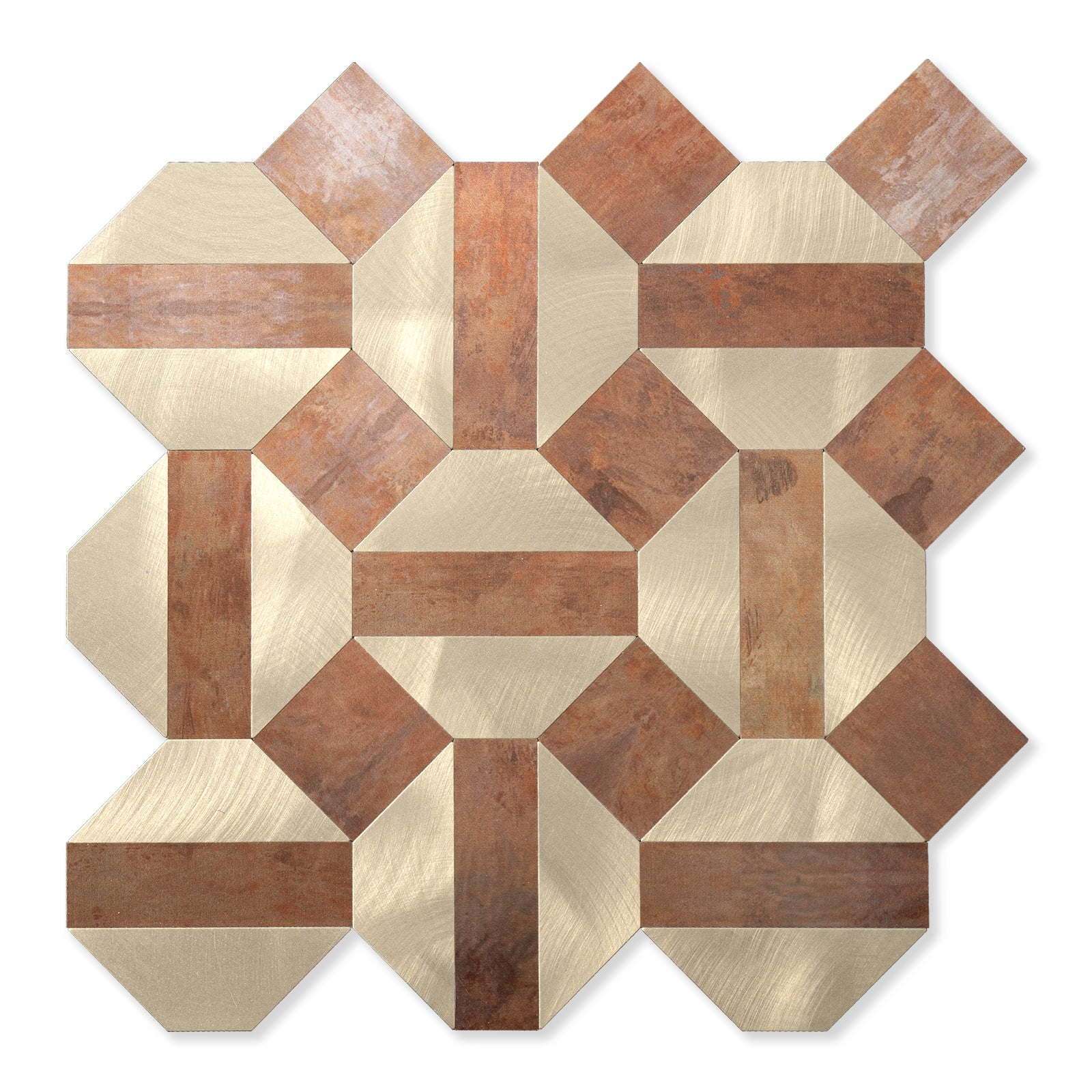 Retro Copper Light Gold Tile